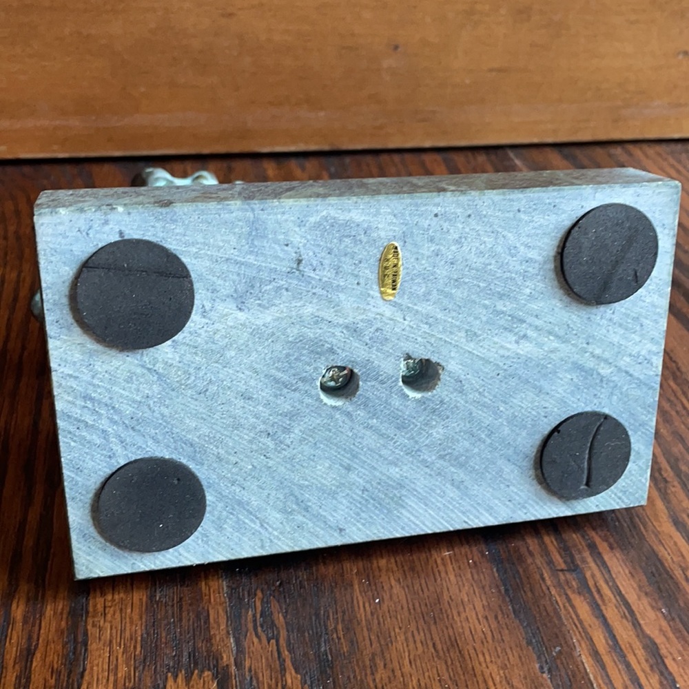 Bronze Running Horse Statue on Green Marble Base - Picture 9 of 10